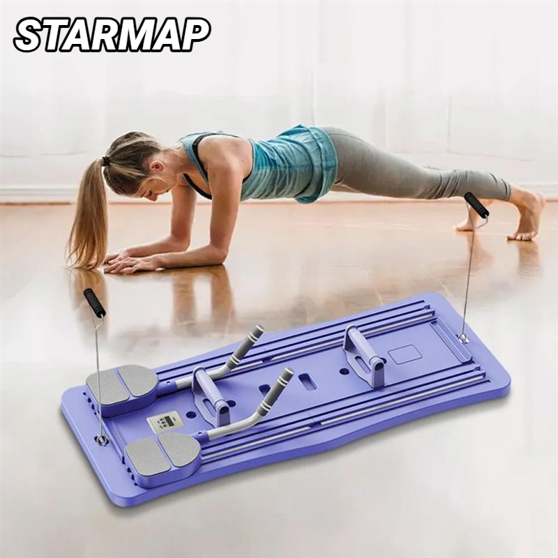 Push Up Board - 多機能フィットネスボード腹部プッシュアッププレートピラティスアブコアトレーニング機器トレーナーマッスルカーリング家庭用