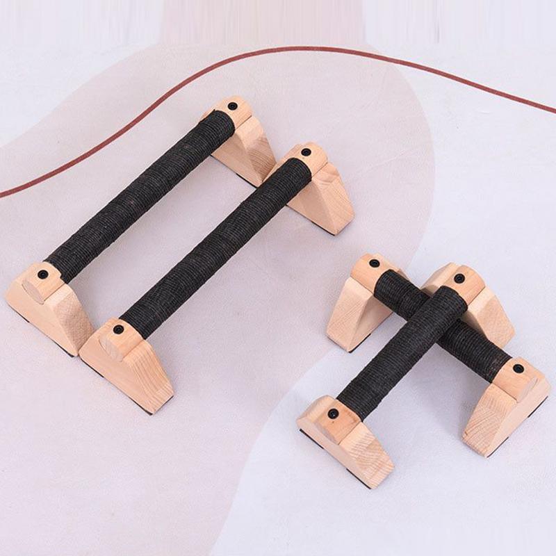 Push Up Board - 木製体操バー 無垢材パラレット プッシュアップバー ホームジムフロアトレーニング 自重トレーニング用