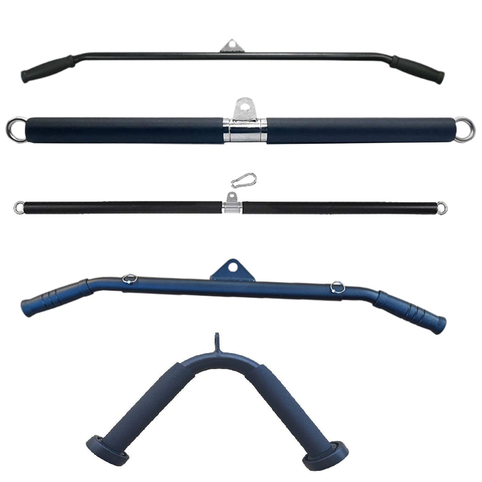 Lat Pulldown Bar - LATプルダウンバー 分離式人間工学に基づいたエクササイズバー ケーブルアタッチメント フィットネスLATプルダウンバー ウェイトリフティング 上腕二頭筋