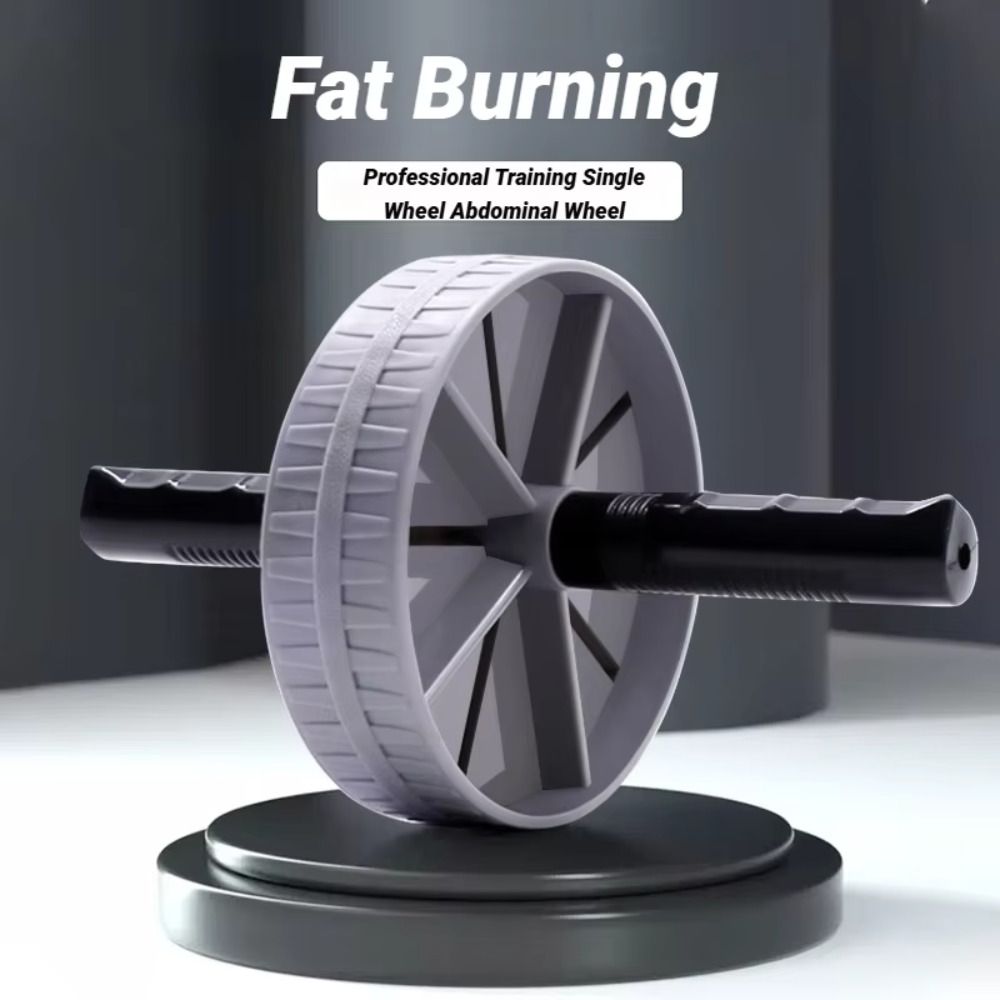 Ab Wheel Roller - 強力な耐荷重性腹部トレーニングローラーシングルホイールノイズなしABローラー滑り止め厚みのある腹部エクササイズホイール