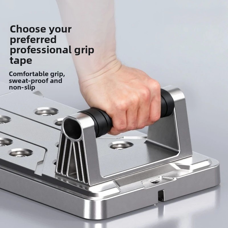 Push Up Board - 多機能アルミニウム合金プッシュアップボード、男性のボディビルディングトレーニング用のポータブル家庭用フィットネスサポートスタンド