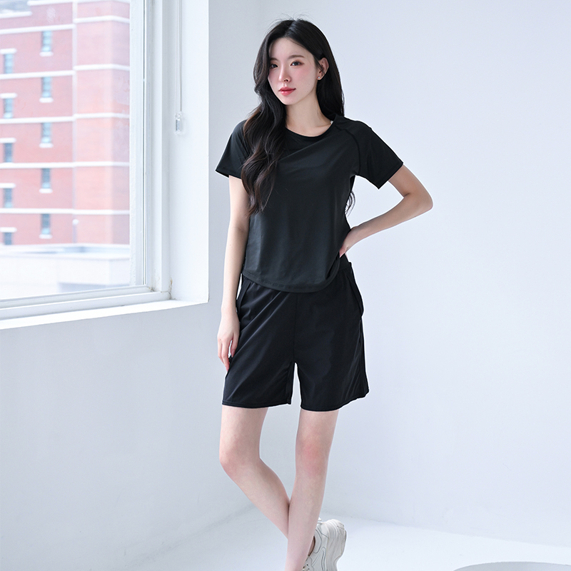 Yoga Fitness Set - 2026年夏新作 レディース ヨガ フィットネスセット スリムフィット スポーツトップ