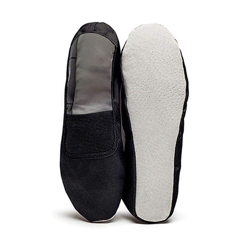Yoga Fitness Teacher - USHINE EU22-45 全体レザーソール黒、白フラットヨガ教師フィットネス体操バレエダンスシューズ子供女性男性
