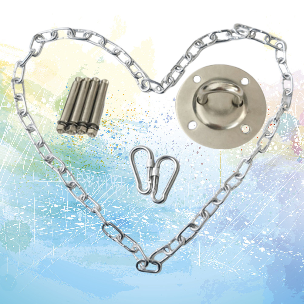 1セット工業用グレードのスイングチェーンバックルフックキット - Gymnastics Rings のレビューと価格