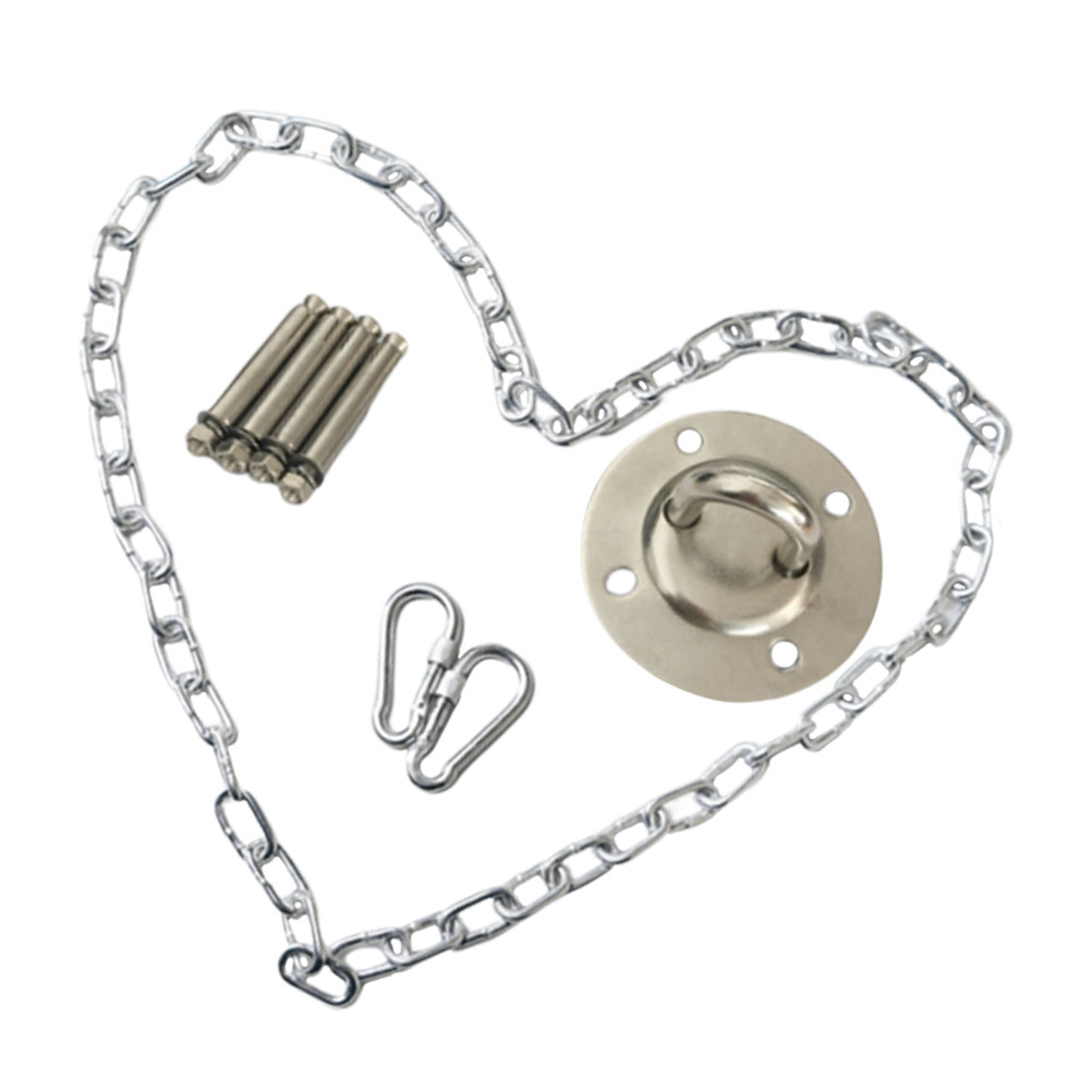 1セット工業用グレードのスイングチェーンバックルフックキット - Gymnastics Rings のレビューと価格