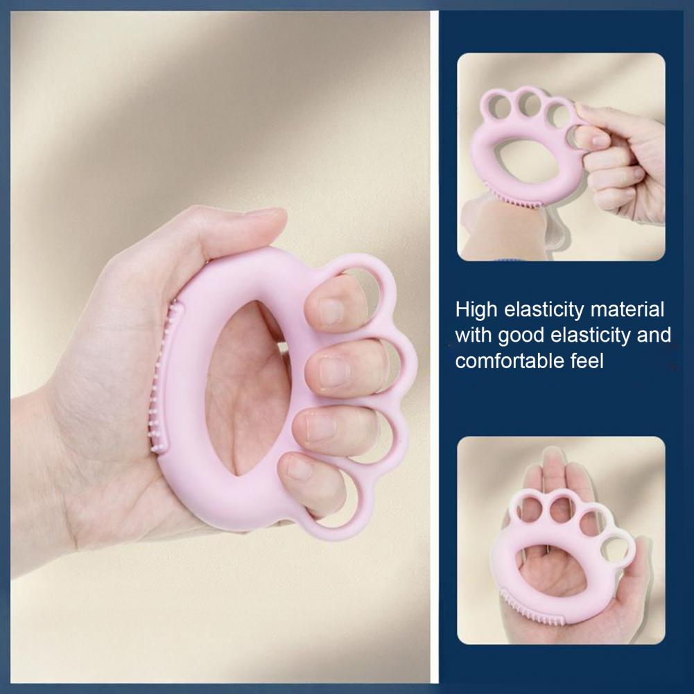 1つのシリコン製ハンドグリップリング。手のリハビリ、筋力トレ - Gymnastics Rings のレビューと価格