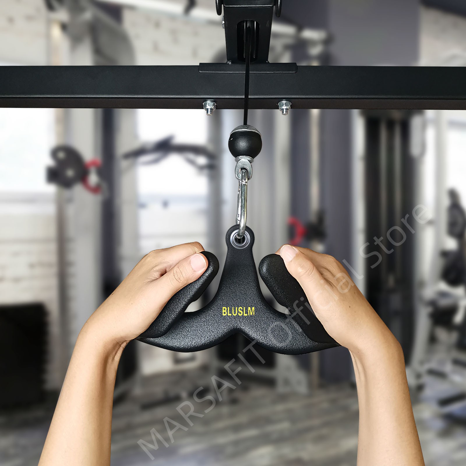 ホームジムフィットネスラットプルダウンハンドルグリップトレー - Lat Pulldown Bar のレビューと価格