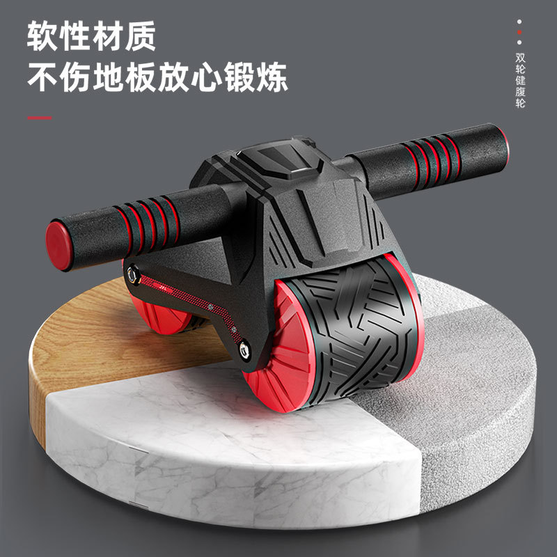腹部筋肉の自動リバウンドエクササイズ、家庭用エクササイズと減 - Ab Wheel Roller のレビューと価格