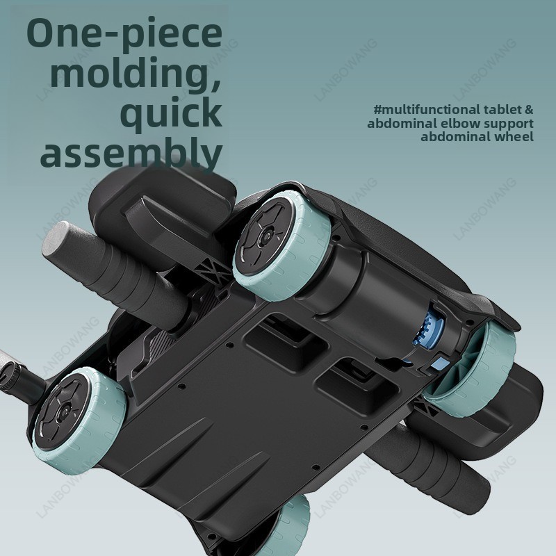 新型4輪オートリバウンドアブローラー腹筋トレーナー、お腹の脂 - Ab Wheel Roller のレビューと価格