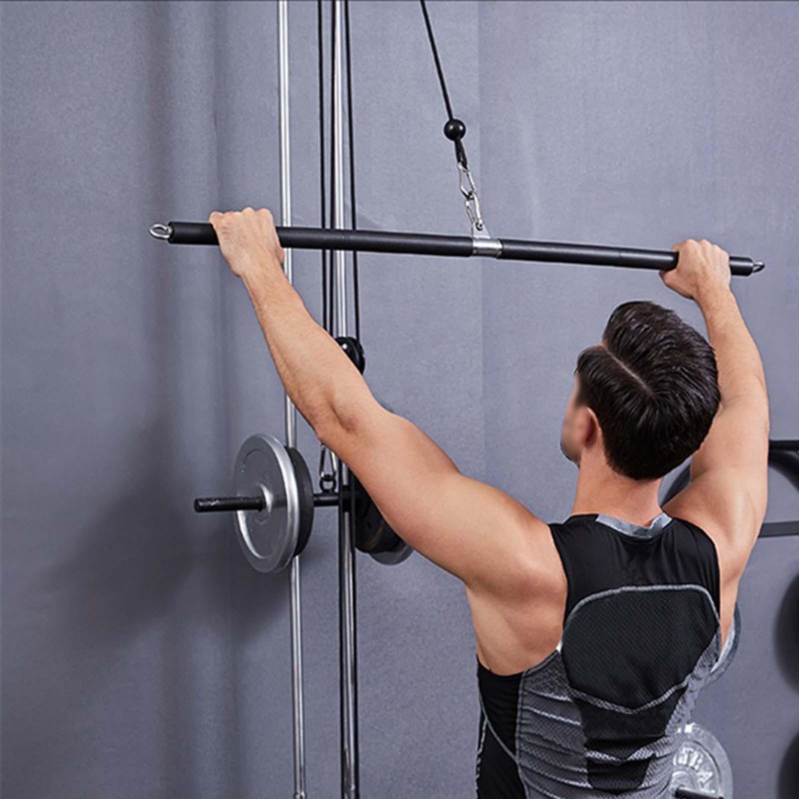 LATプルダウンバー 分離式人間工学に基づいたエクササイズバ - Lat Pulldown Bar のレビューと価格