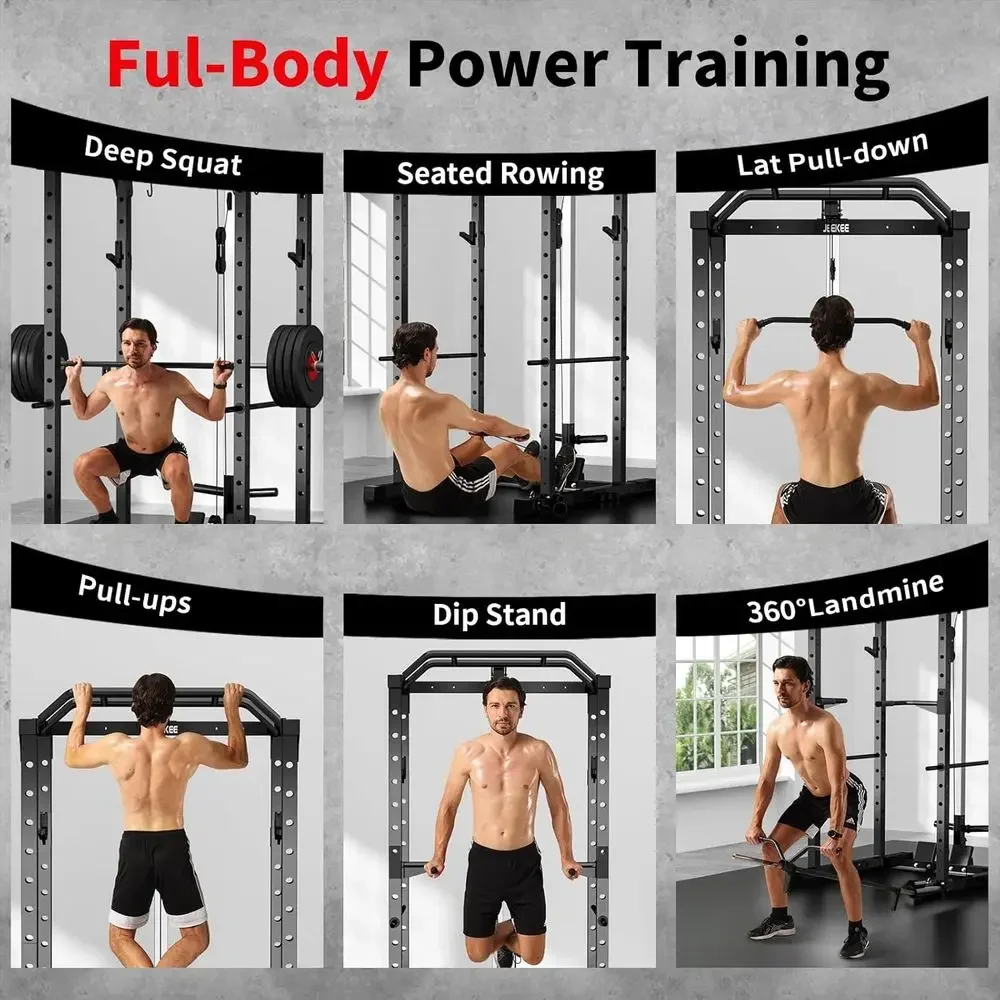 2000ポンド耐荷重パワーラック（ラットプルダウン、多機能ケ - Lat Pulldown Bar のレビューと価格