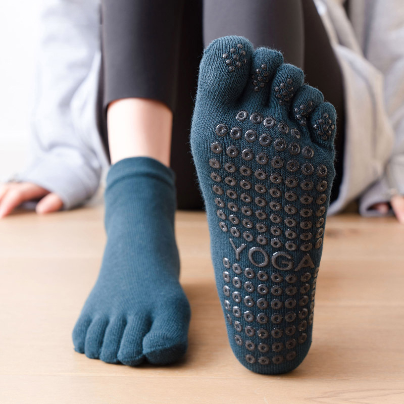 5つま先の滑り止めソックス,通気性,滑り止め,綿,ヨガ,バレ - Yoga Fitness Women のレビューと価格
