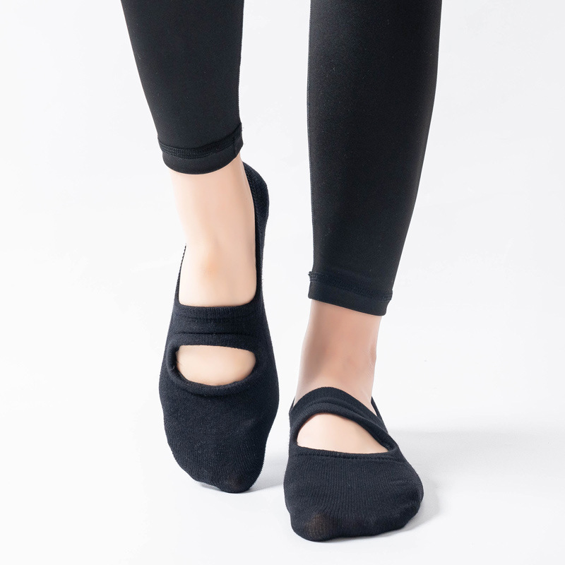 高品質の女性ヨガソックス滑り止め通気性バックレスピラティスソ - Yoga Fitness Women のレビューと価格