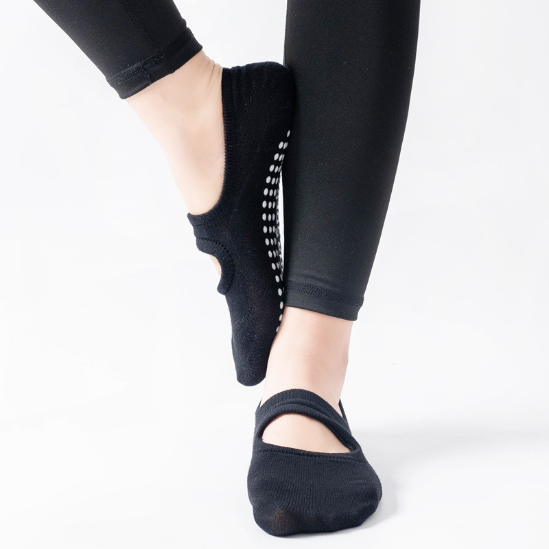 高品質の女性ヨガソックス滑り止め通気性バックレスピラティスソ - Yoga Fitness Women のレビューと価格