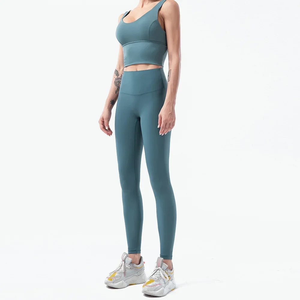 ヌーディーフィールヨガセット ヨガレギンスセット レディース - Yoga Fitness Set のレビューと価格