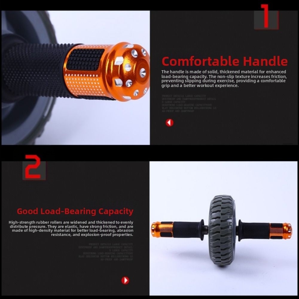 人間工学に基づいたグリップ腹部トレーニングローラー単輪滑り止 - Ab Wheel Roller のレビューと価格