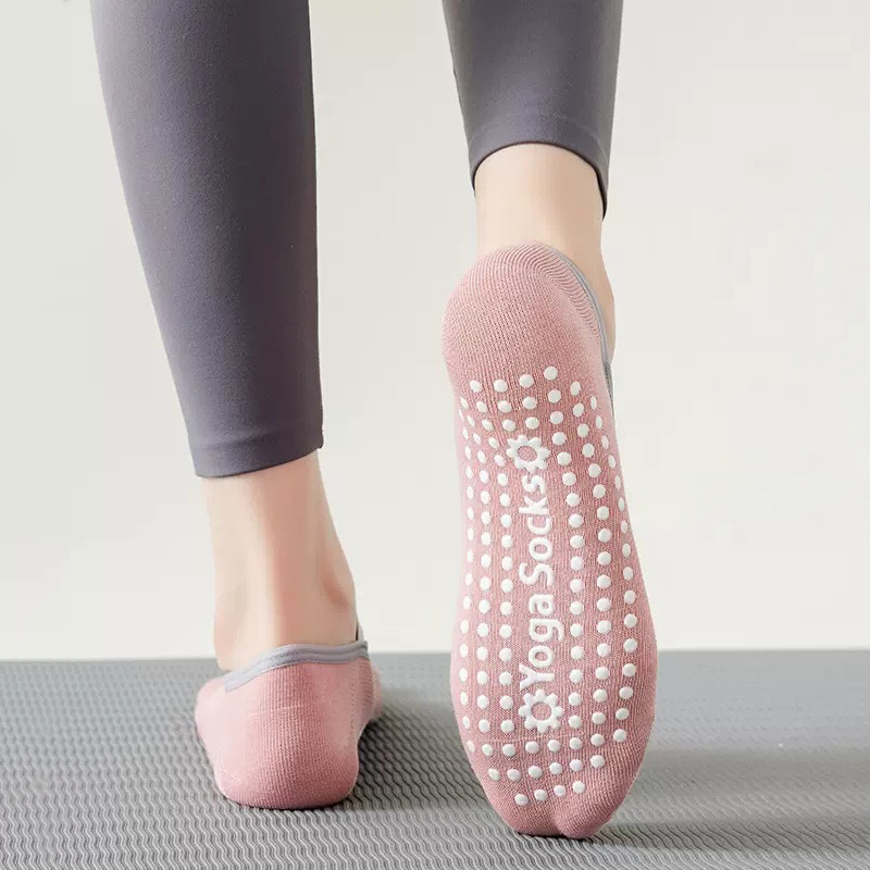 通気性タオル底ヨガソックス女性シリコーンノンスリップ包帯ピラ - Yoga Fitness Women のレビューと価格