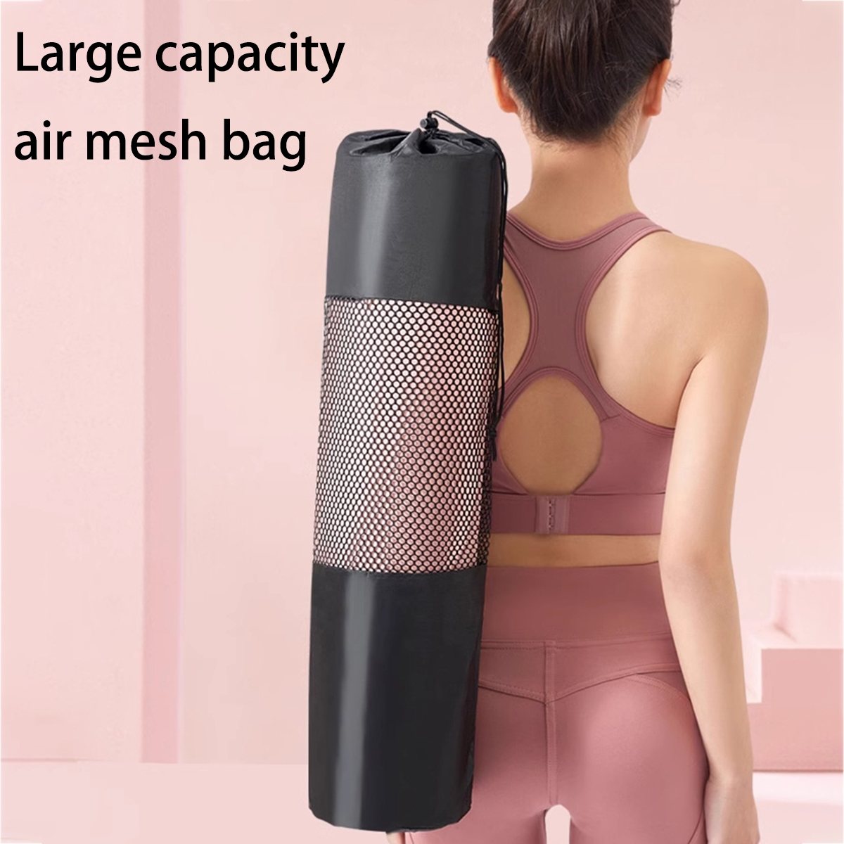 通気性のあるヨガマット収納メッシュバッグ - 耐久性のあるオ - Yoga Y Fitness のレビューと価格