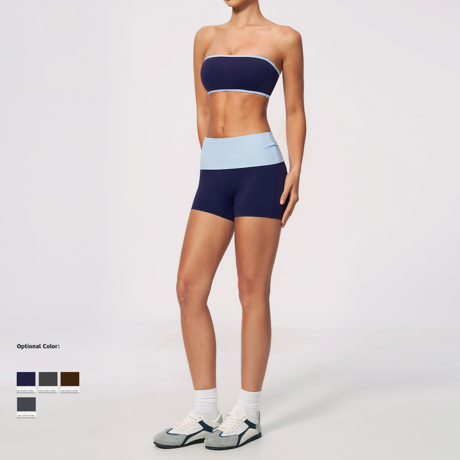 女性用ナイロン製ツーピースフィットネススポーツセット ワーク - Yoga Fitness Set のレビューと価格
