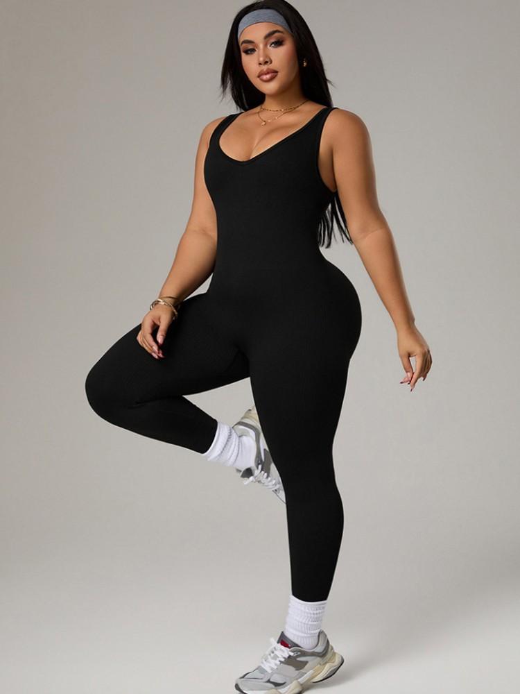 プラスサイズの女性用トラックスーツ、ジムワークアウトスポーツ - Yoga Fitness Women のレビューと価格