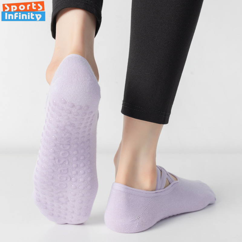 ファッションクロスストラップ背中の開いたヨガソックス女性アン - Yoga Fitness Women のレビューと価格