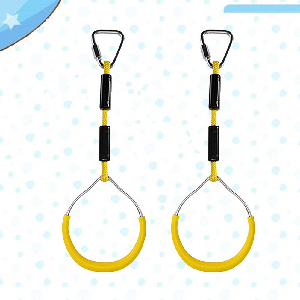 子供用カラフル体操リング2個セット、屋外遊び用、高強度、耐荷 - Gymnastics Rings のレビューと価格