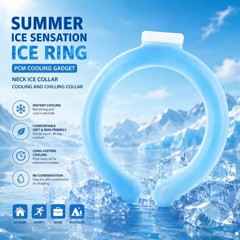 夏用ネック冷却リング ポータブル 再利用可能 ネックマッサー - Gymnastics Rings のレビューと価格