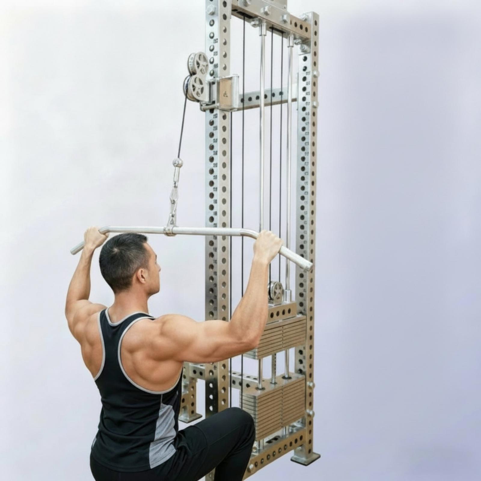 ラットプルダウンバー ステンレススチール製 ジム用アタッチメ - Lat Pulldown Bar のレビューと価格