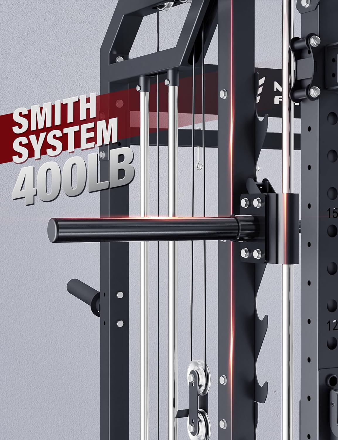 スミスマシン ホームジム スクワットラック プーリーバー デ - Lat Pulldown Bar のレビューと価格
