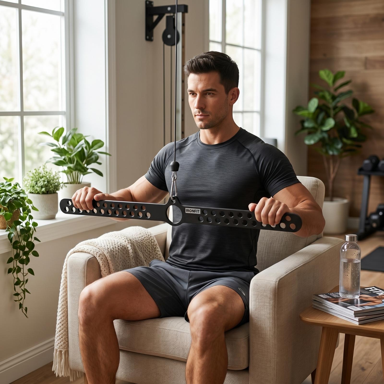 複数の穴を備えたLATプルダウンバー、マルチポジショングリッ - Lat Pulldown Bar のレビューと価格