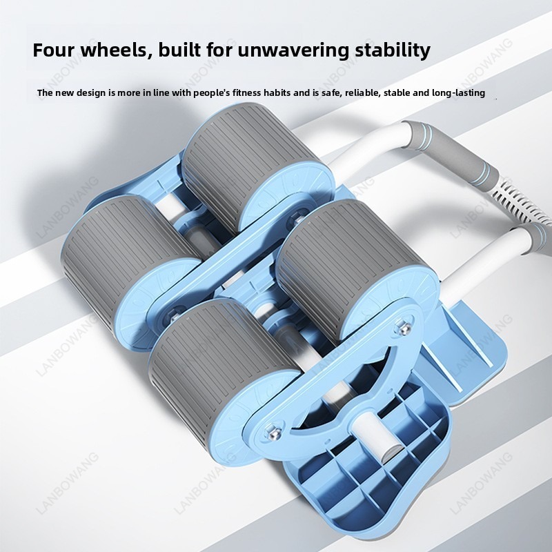 スマート4輪オートリバウンドアブローラー、ダブルエルボーサポ - Ab Wheel Roller のレビューと価格