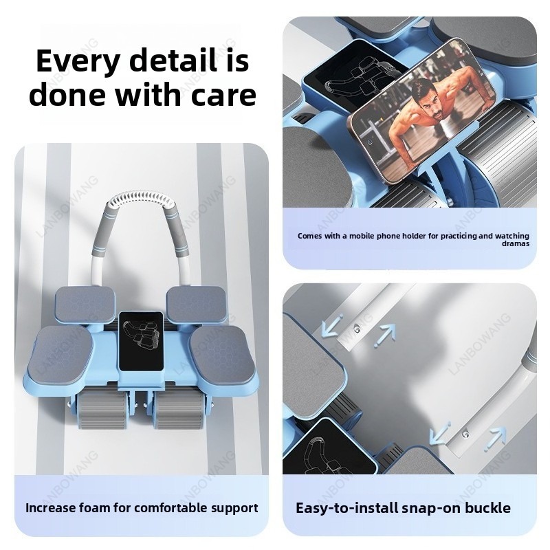 スマート4輪オートリバウンドアブローラー、ダブルエルボーサポ - Ab Wheel Roller のレビューと価格