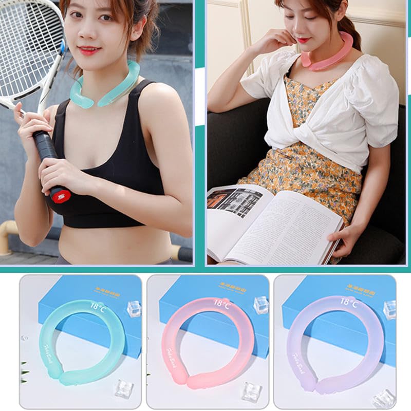 夏用ネック冷却リング ポータブル 再利用可能 ネックマッサー - Gymnastics Rings のレビューと価格
