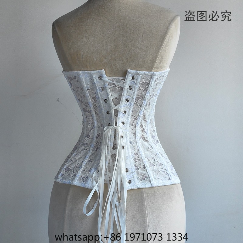女性用レースコルセットビスチェオーバーバスト高級ボディースウ - Waist Trainer Women のレビューと価格