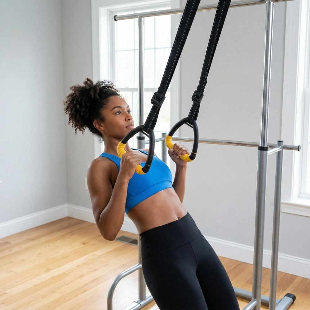 1 ペアプレミアムノーパンチ体操リング調節可能なストラップ高 - Gymnastics Rings のレビューと価格