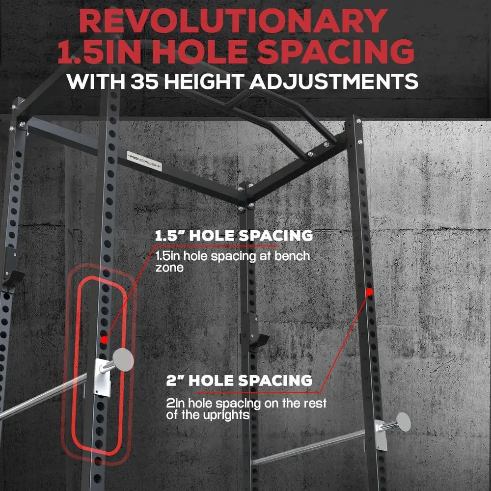 多機能スクワットラック（頑丈な安全バーとJフック付き）-オプ - Lat Pulldown Bar のレビューと価格